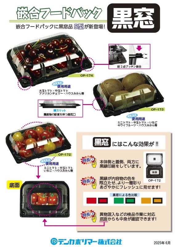 嵌合フード黒窓